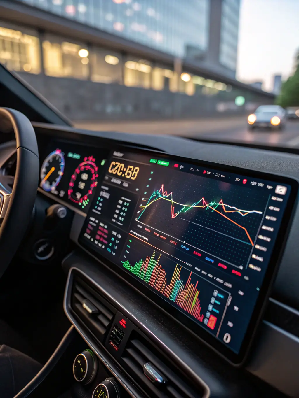 A secure digital interface displaying financial data and analytics, highlighting the use of technology in providing financial solutions.